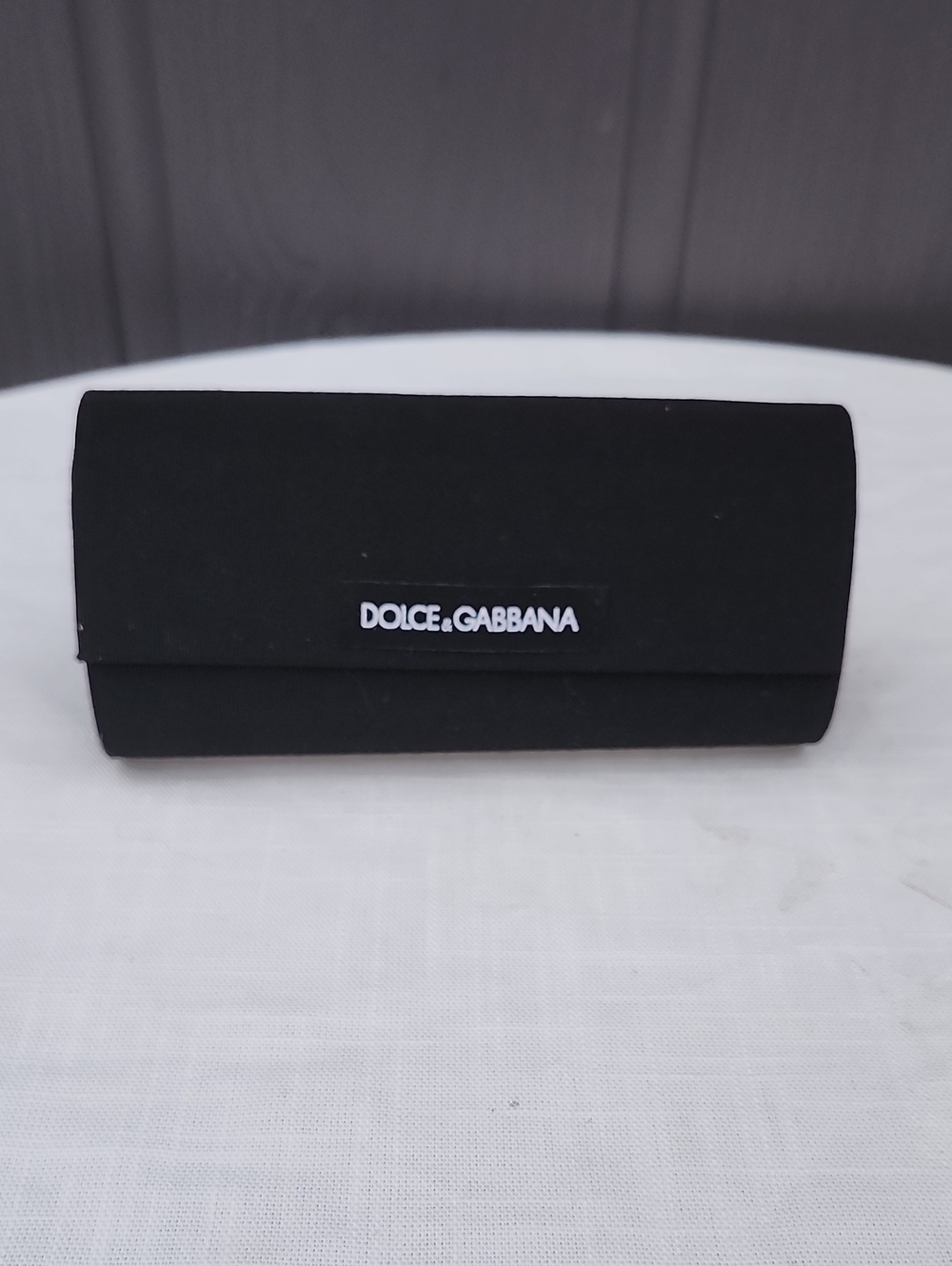 Dolce & Gabbana Black Sunglasses Case with Logo Empty Case Only